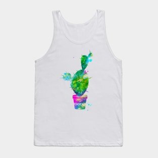 Cactus Watercolor Painting 1 Tank Top